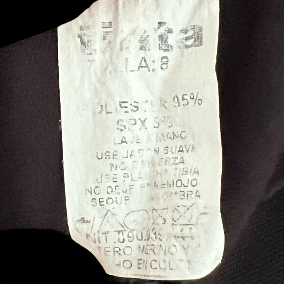 Tinta Women's Black Skirt Pockets Tulip Mini Casual Cute Size 8 Stretch - Picture 7 of 7